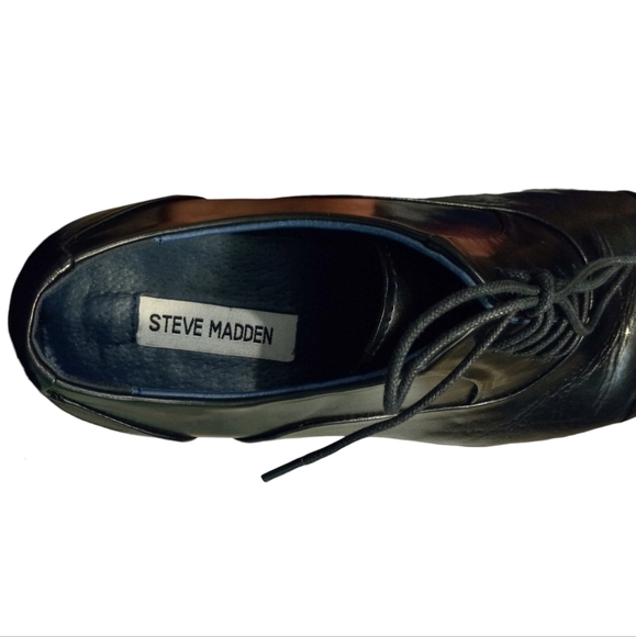 Steve Madden Men's "Jonez" Leather Lace Up Oxford Dress Shoe | US 8 - Picture 8 of 10